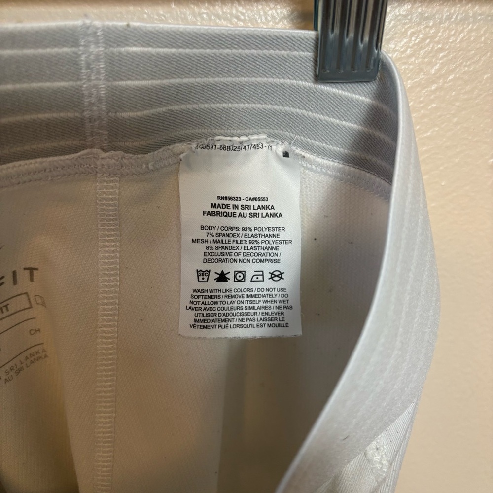 Nike Pro Mens Leggings Dri Fit Tight Fit Athletic Layer White Size Small - Picture 6 of 6